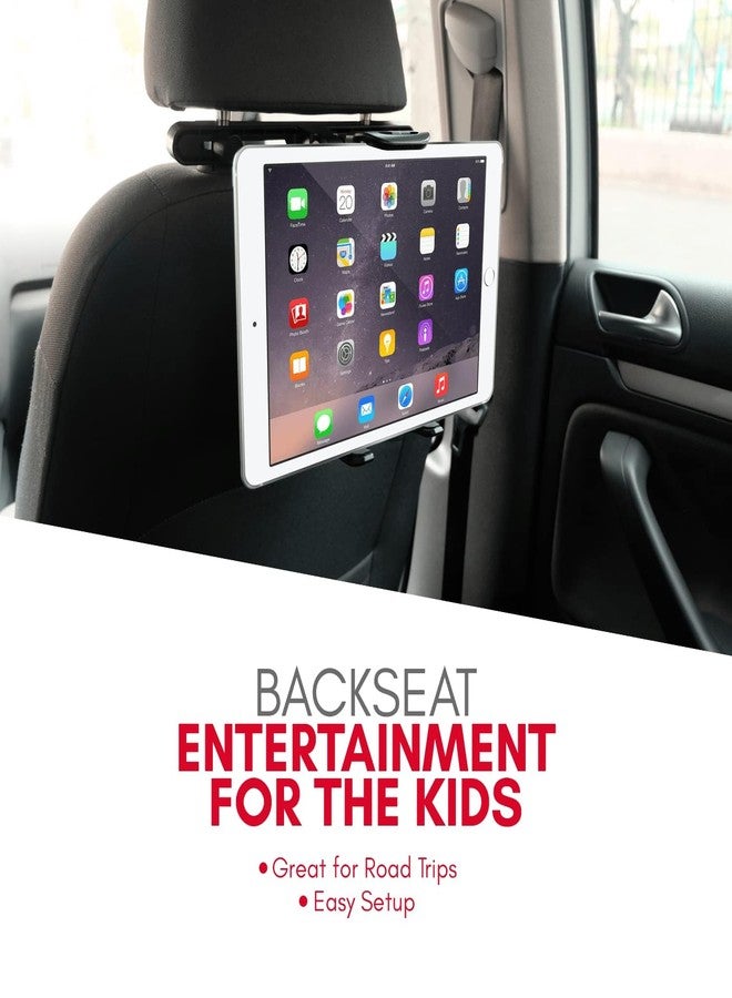 Macally Tablet Holder for Car Headrest | iPad Backseat Mount for Kids | Fits 4.7-11" Devices | Perfect for Long Car Trips - Image 2